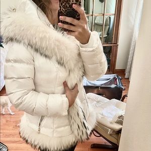 Luxury down winter European Hollies jacket